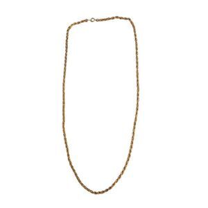 Elegant Gold Rope Chain Necklace